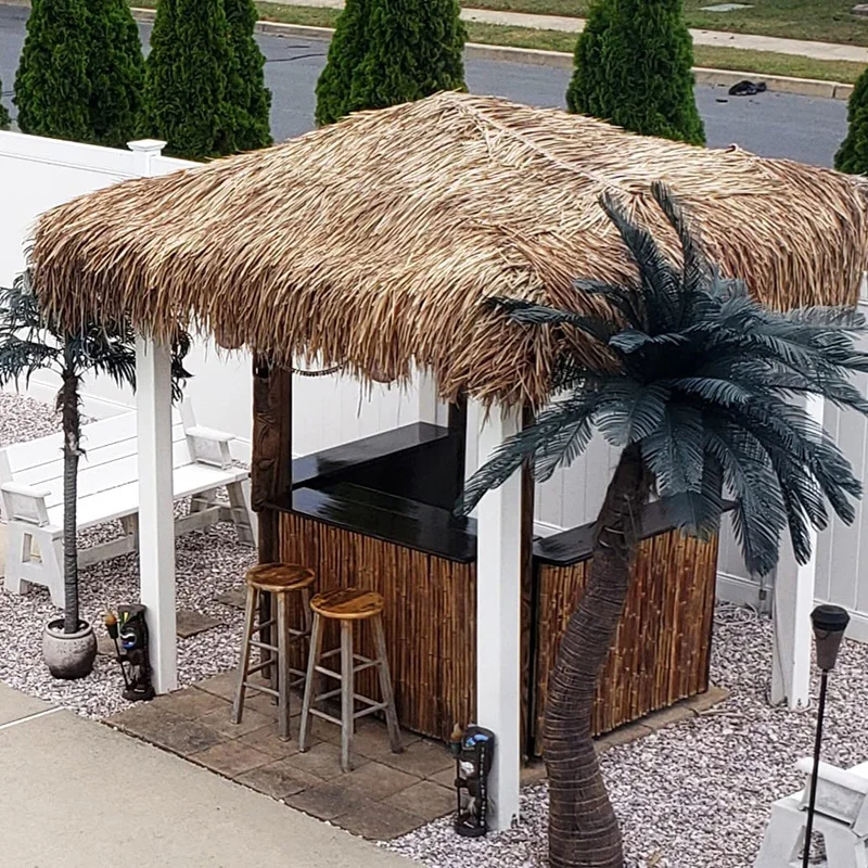 Plastic Mexican Style Tiki Bar Grass Duck Blind Grass DIY Thatch Cottage  Roof