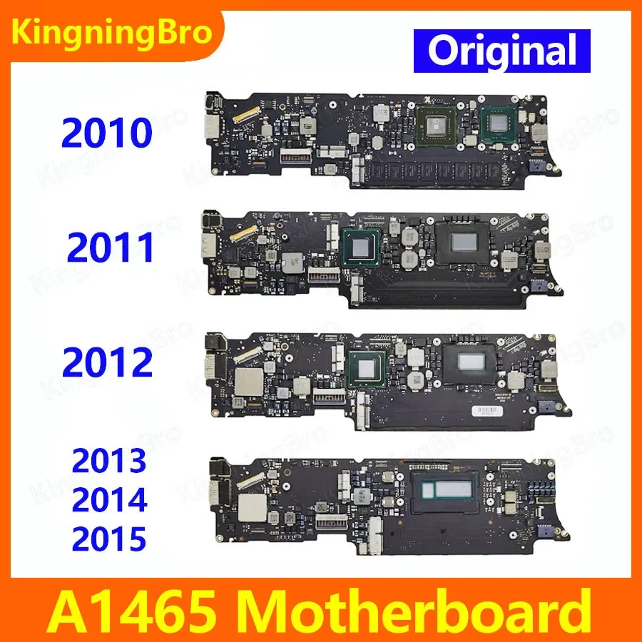 Original A1465 Motherboard For Macbook Air 11" A1370 A1465 Logic Board 2010 2011 2012 2013 2014 2015 Core i5 i7 4GB 8GB