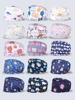 Medical Hat Long Hair Cordlock Nursing Scrub Caps for Women and Men 100% Cotton Soft Chef Dental Surgeon Sanitary Surgical Hats 1