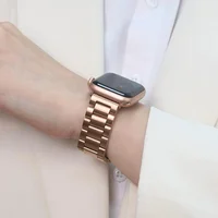 Bracelet de montre Apple en acier inoxydable, Compatible avec la série 9876 SE Ultra iWatch, Bracelet métallique 38/42mm 41mm 40/44mm 45mm 49mm 1