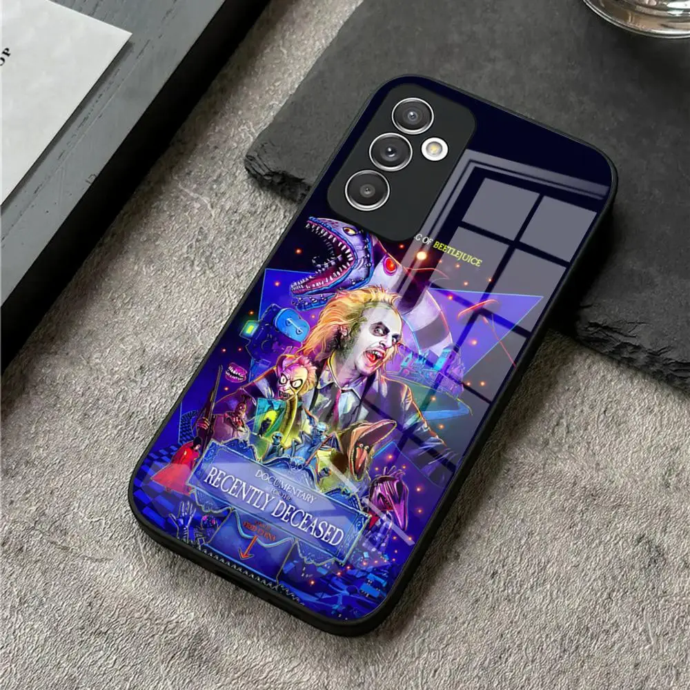 thumbnail image 1 of Funda de teléfono B-Beetlejuices 2 para S24 Ultra Samsung S23 S22 S20 Fe S21 Plus Galaxy A54 A34 A24 A53 M54 Note 20 Cubierta de vidrio, 1 of 5