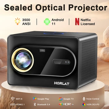 HORLAT 4K Google TV Projector