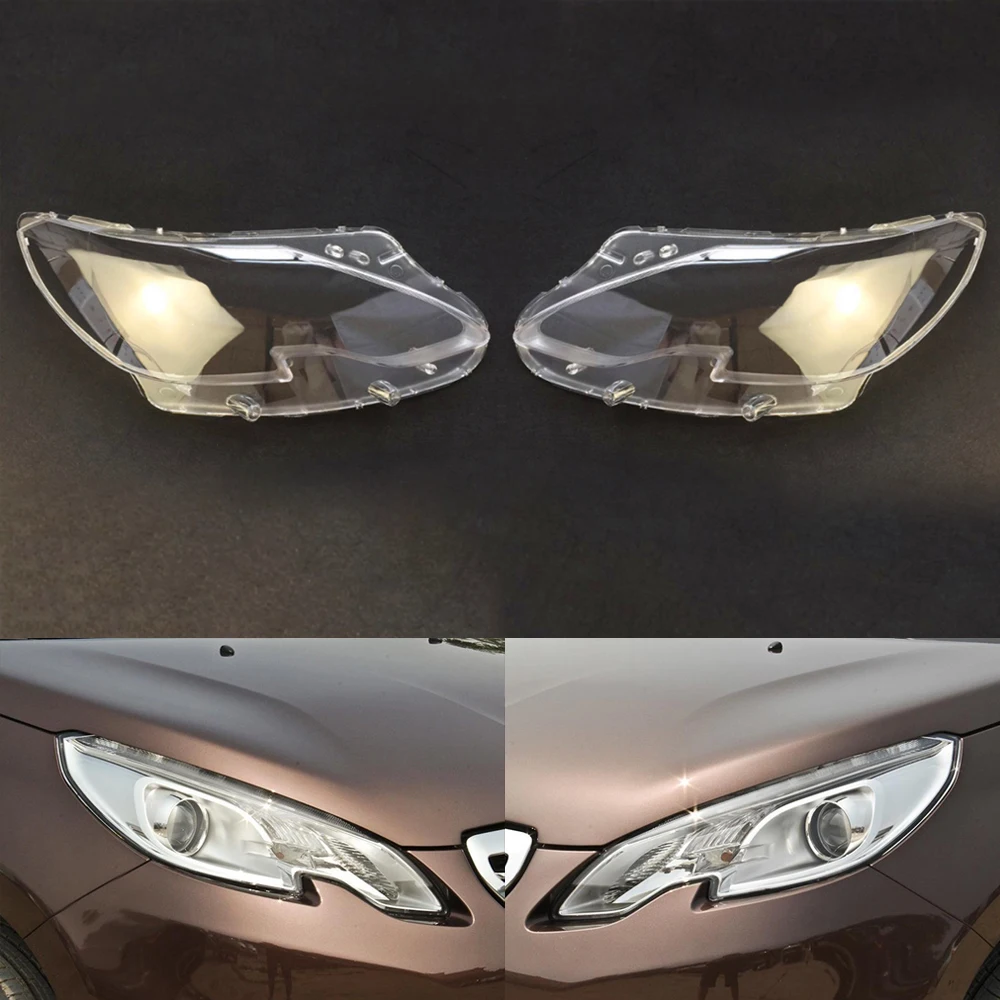 Scheinwerfer Objektiv Für Peugeot 2008 2014 ~ 2018 Scheinwerfer Abdeckung  Auto Lichter Ersatz Glas Auto Shell - AliExpress