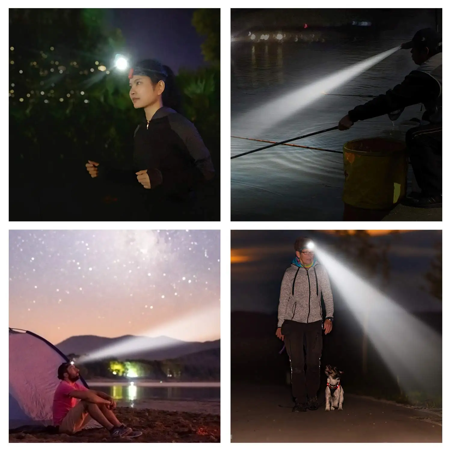클라루스 HC3 충전식 모션 센서 캡 바이저 라이트 - 100 루멘 COB LED 클립 온 모자 라이트 낚시 러닝 캠핑 독서용