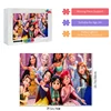 ONE PIECE Jigsaw Puzzles Anime 300/500/1000 Pieces Cartoon Adventure Diy Assembling Puzzles Decompress Educational Toys Gifts 3