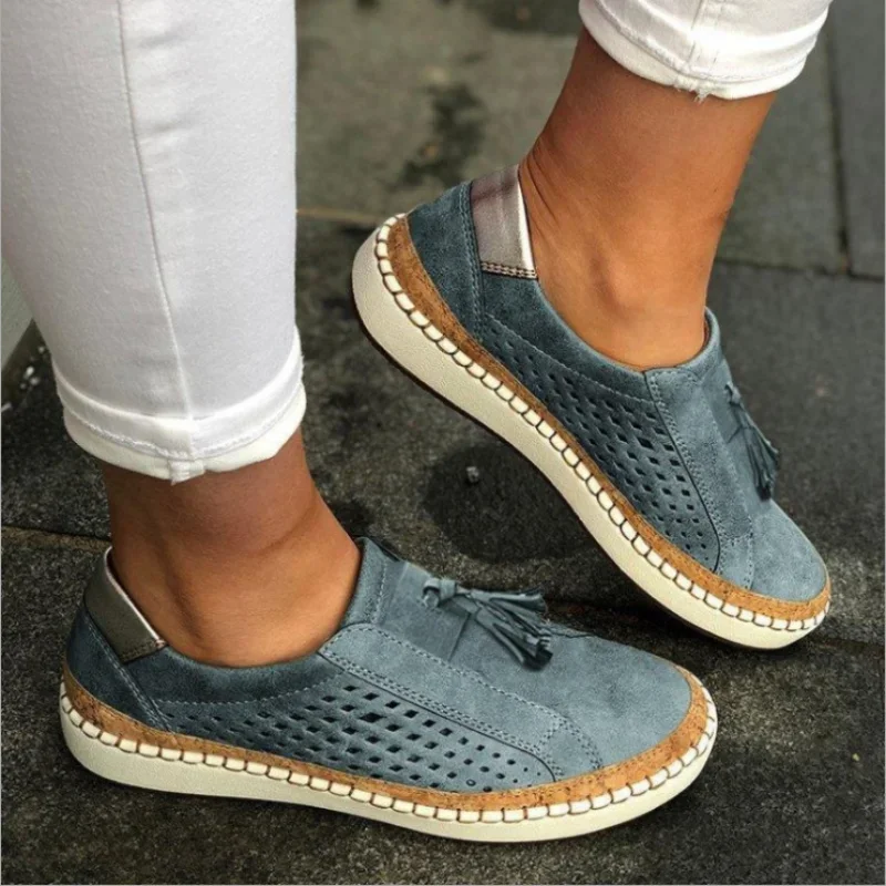Women's casual shoes, lazy shoes, Lefu tassels, hollowed out single shoes  ladies  for women