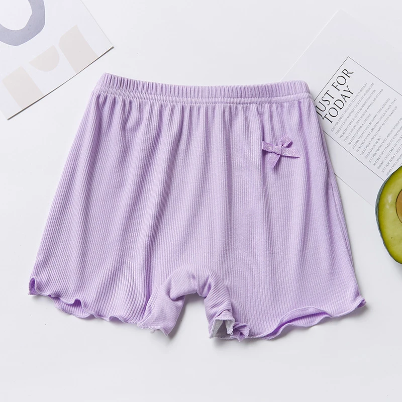 Girls Safety Shorts Candy Color Underwear Leggings Boxer Briefs Short Beach Pants For Children 3-13 Years Old Summer