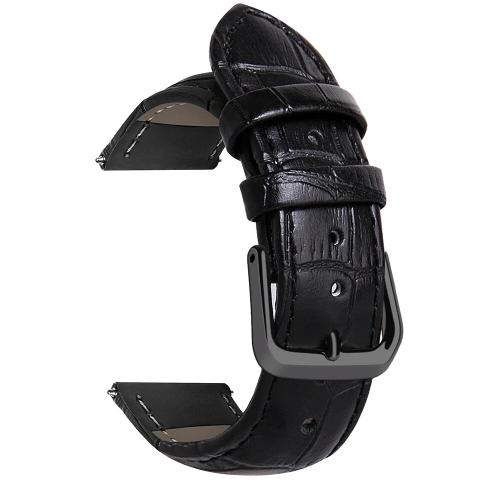Premium Calfskin Leather Watch Strap with Free Tool - Universal Fit