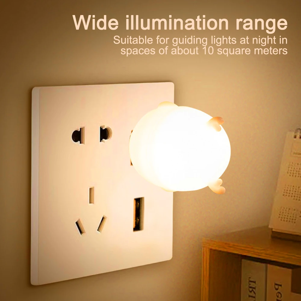 Deer Head Book Light USB Plug Night Light Computer Mobile Powered Reading Lamp Eye Protection Bedside Sleeping Lamp