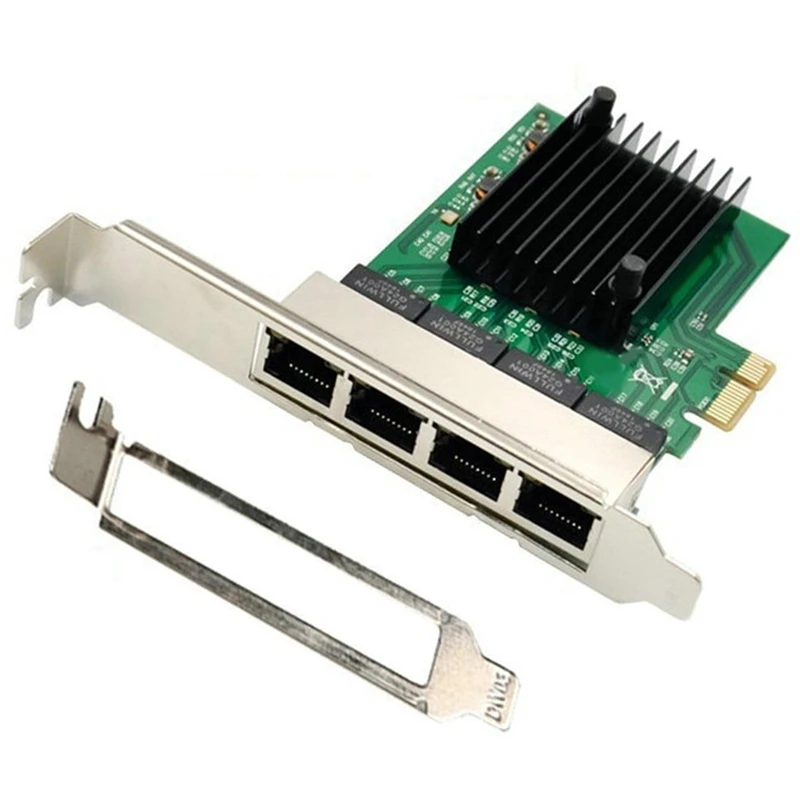 Adattatore Per Server Ethernet A 4 Porte 3X Rj-45 Scheda Di Rete Gigabit Interfaccia Pci-E X1
