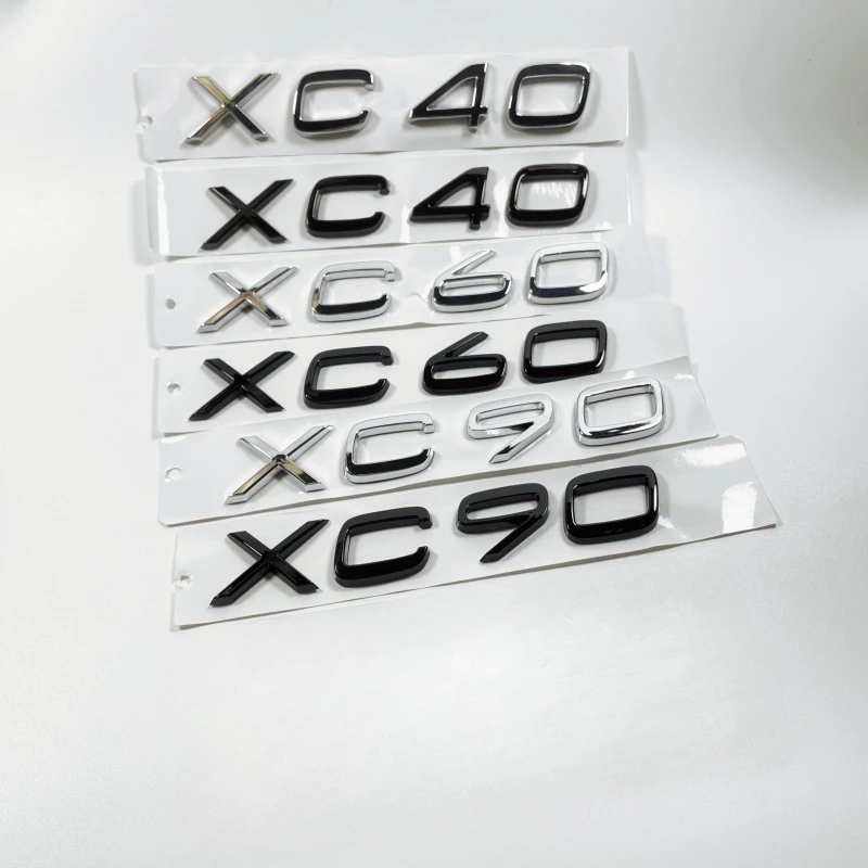 ABS-Letters-Numbers-Emblem-Logo-Sticker-XC40-XC60-XC70-AWD-Car-Trunk ...
