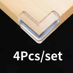 Coussin De protection en caoutchouc transparent pour meubles, 4 pièces, protection pour bébé, coins De Table 