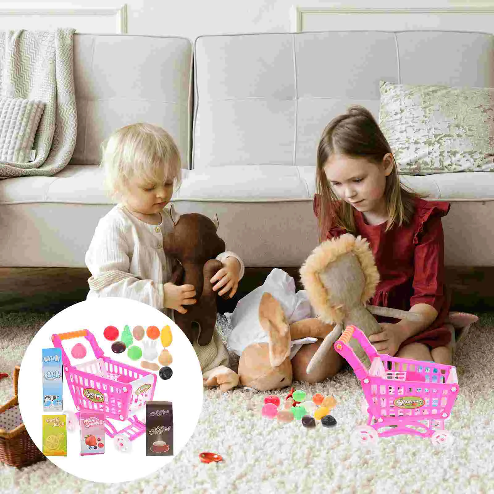 

Детская тележка, детская коляска, складная игрушка для продуктов