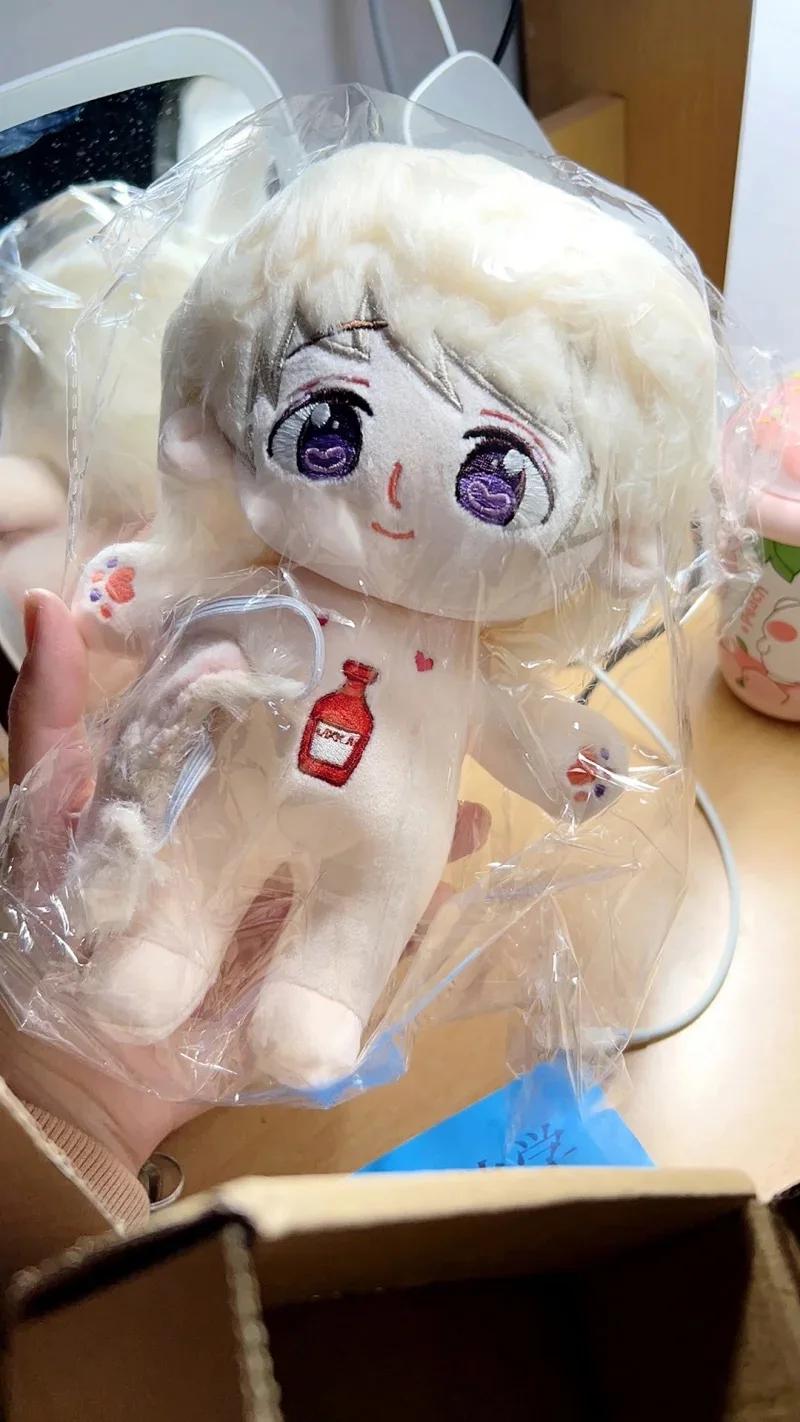 Anime Role Attribute Ivan Braginsky Handsome Plush Doll Cotton Stuffed Nude Body Dress Up Clothes Plushies Figures Toys 20cm