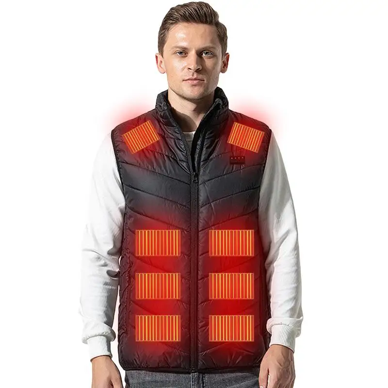 

Heated Vest Intelligent Heated Work Jacket With 3 Heating Level Rapid Heated Hoodie Overheat Protection Warming Jacket