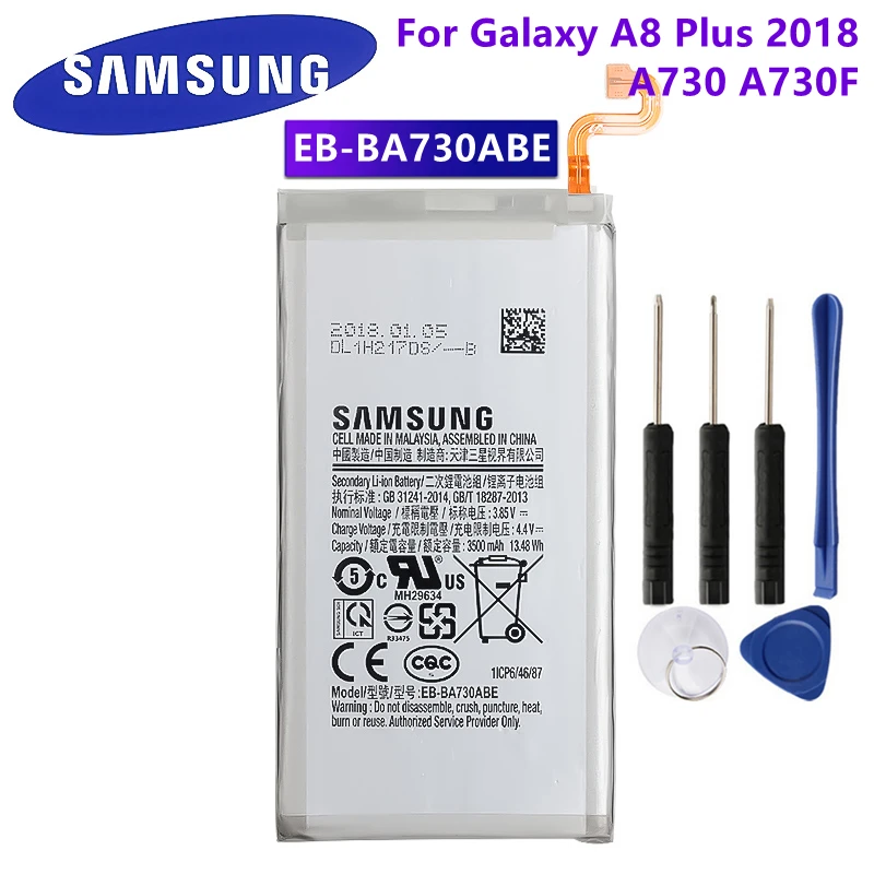 Samsung Original Ebba730abe 3500mah Battery For Samsung Galaxy A8 Plus