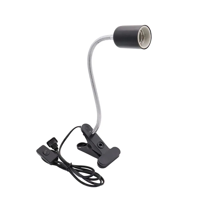 Теплова лампа для рептилій UVA UVB Light Поворотний точковий світильник для гріння Імітація сонячного світла для черепахи Ящірки Тримач лампи на кліпсах 25-75 Вт