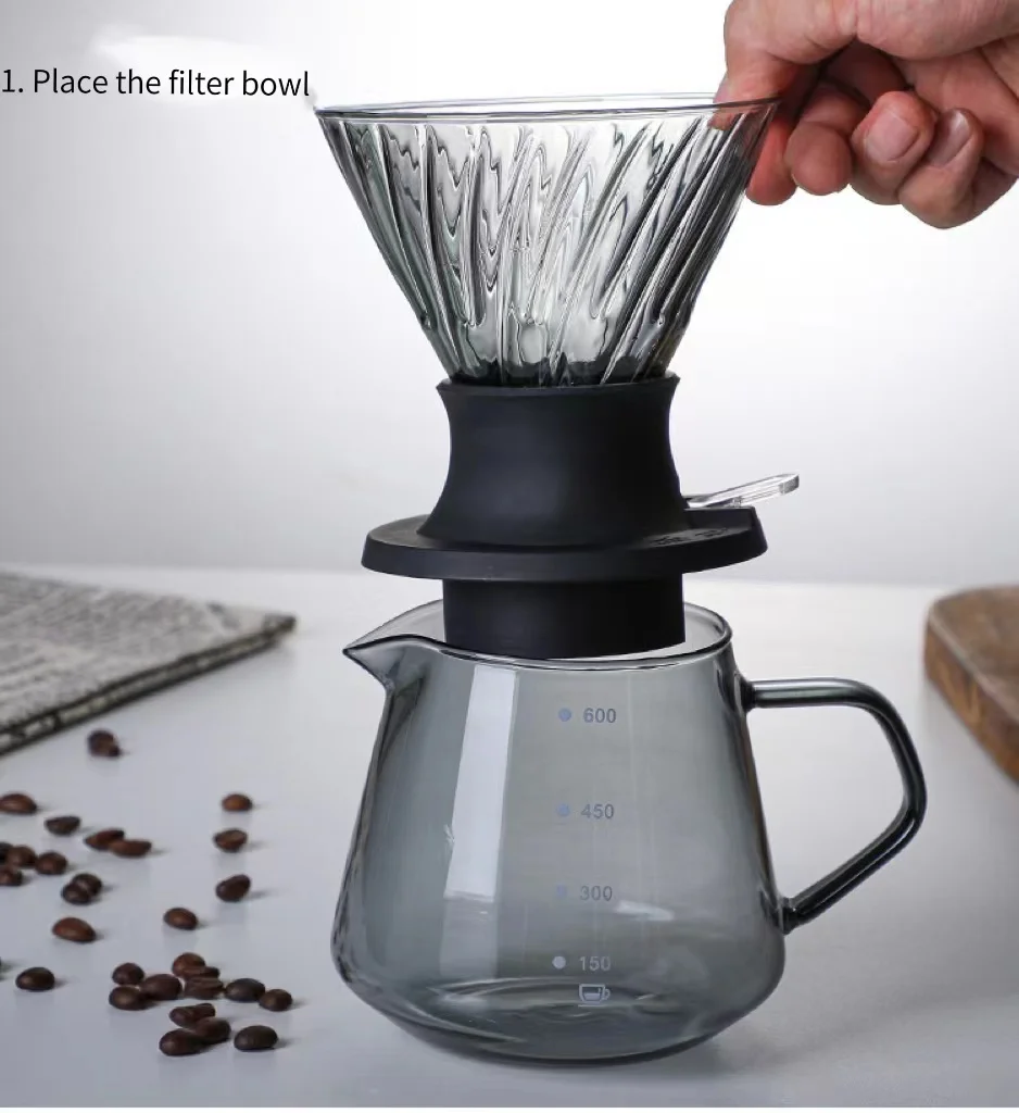 Glass Driptype Handbrewed Coffee HighQuality Coffee Filter