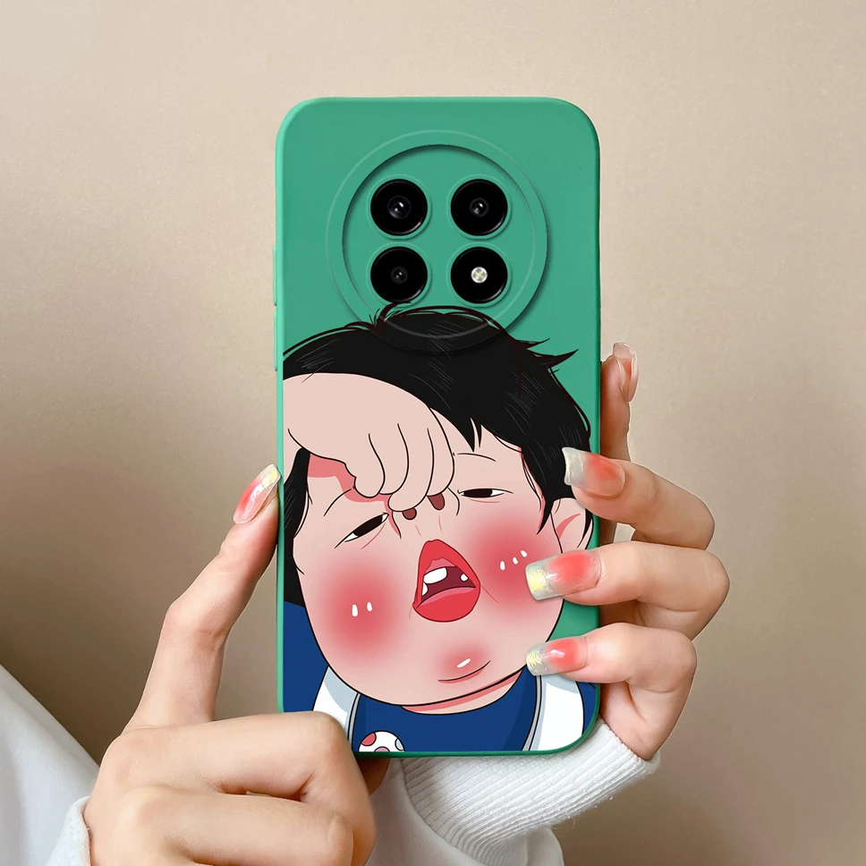 Fashion Aesthetic Style Soft Silicone Shockproof Protective Phone Case - Anti Slip Back Cover