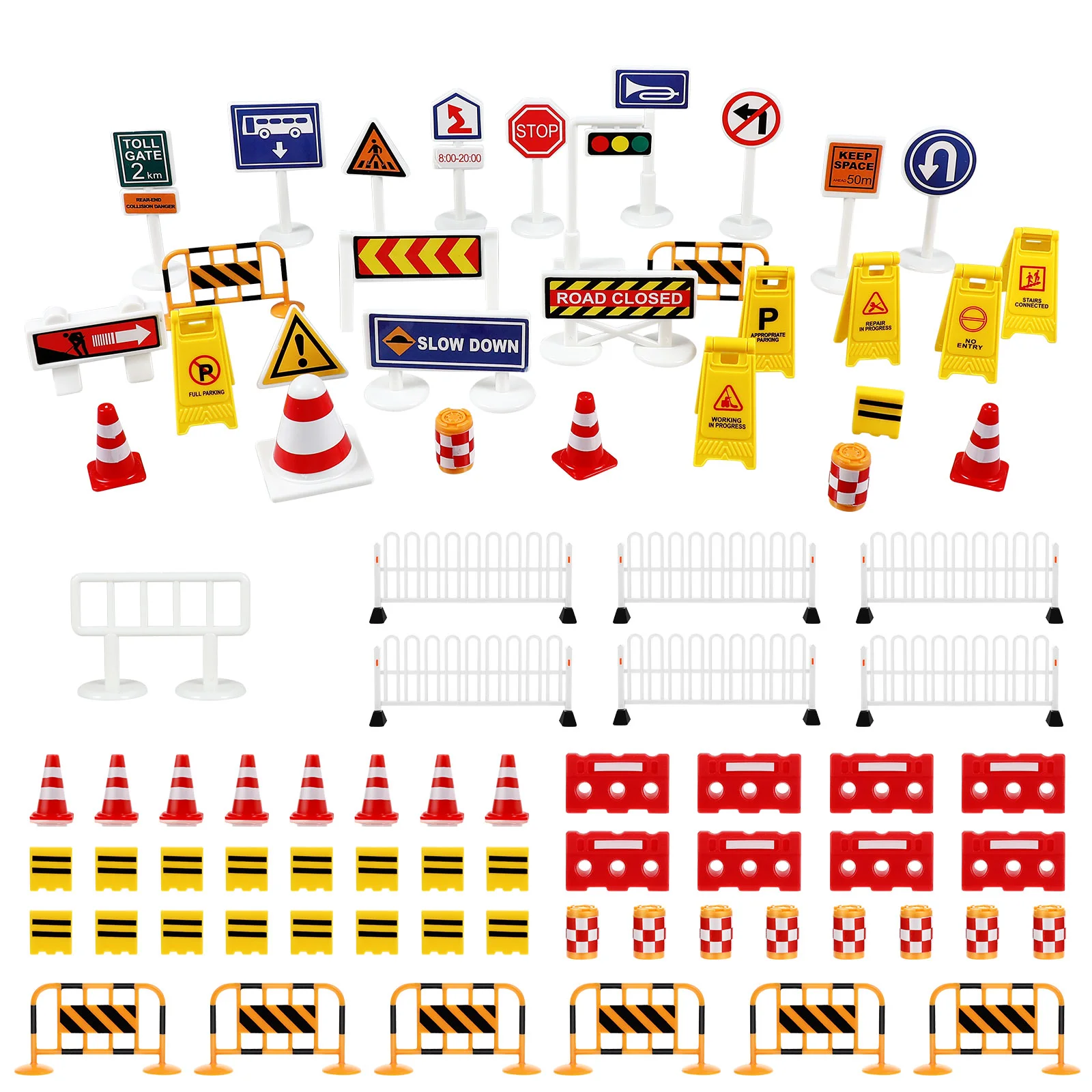 Kids Traffic For Light Signs Sign Street Cones Educational Mini Toddlers Figurines Lamp Bedroom Construction Stop Playing signs traffic toy road sign cones toys kids play construction street lights highway mini plastic light roadblock plan playset