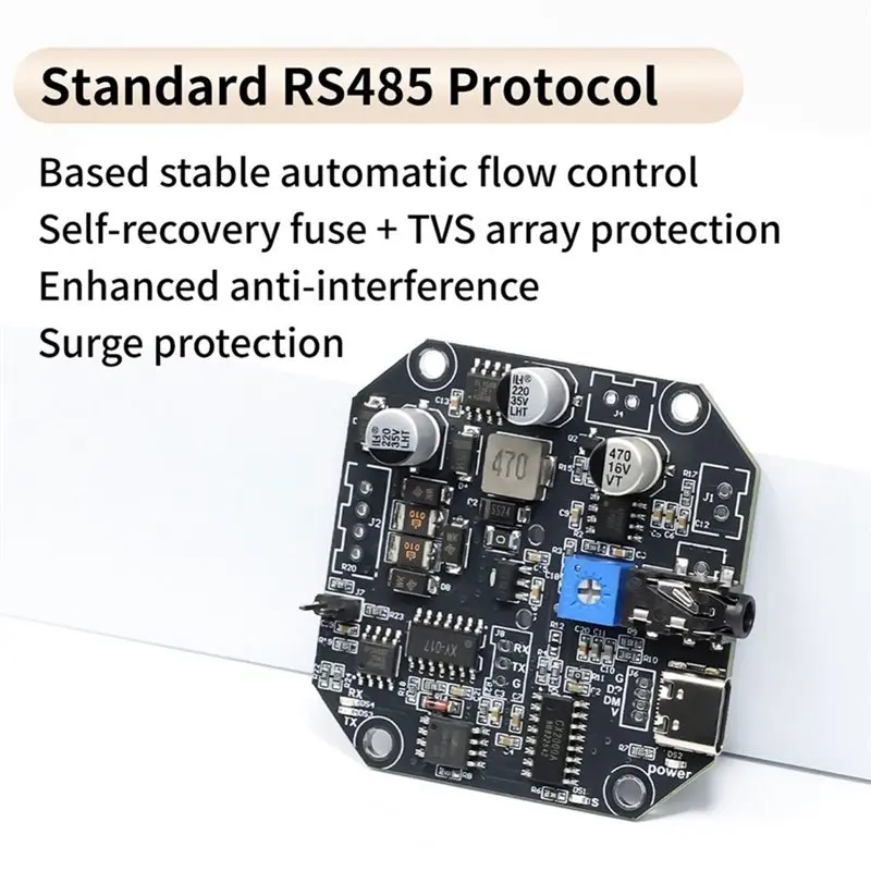 MP3 오디오 재생 모듈 20W 음성 제어 RS485 시리얼 포트 인터페이스 CX-B20F-485 표준 버전 음성 안내 보드
