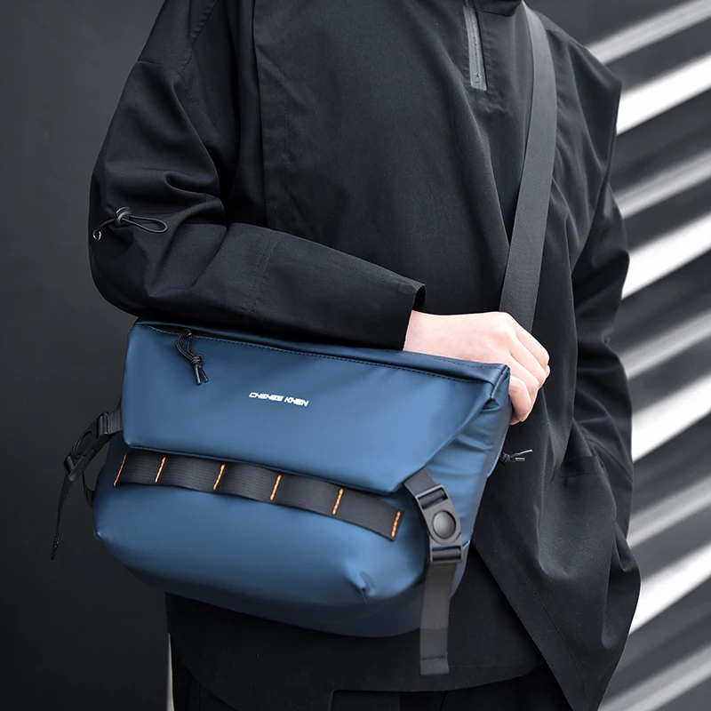 Borsa a tracolla da uomo in nylon di grande capacità Borsa a tracolla durevole per pendolarismo Borsa a tracolla alla moda per la vita urbana - immagine 4