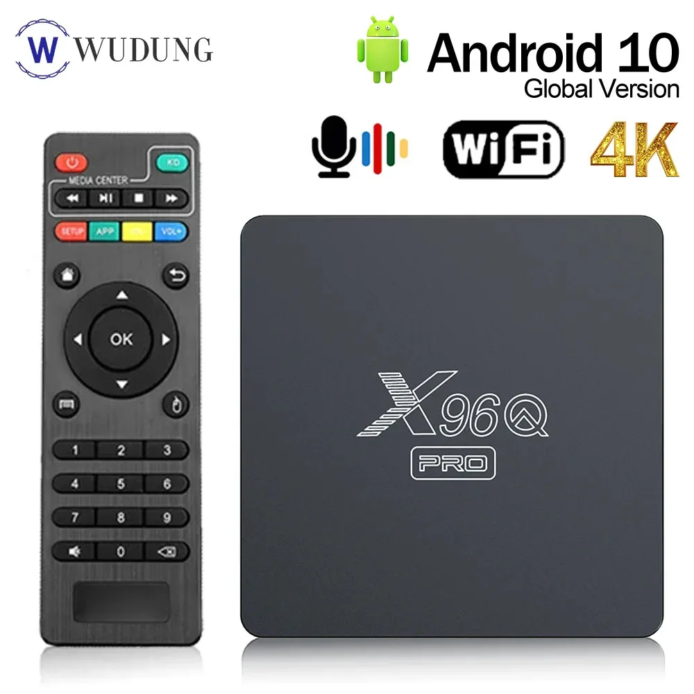 X96Q Pro Android 10 Smart TV Box, Allwinner H313, 2.4G WiFi, Set-Top ...