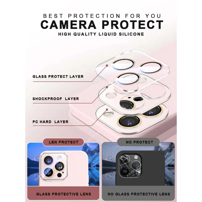 Magnetic Wireless Charging Liquid Silicone Phone Case - Premium Protection Cover