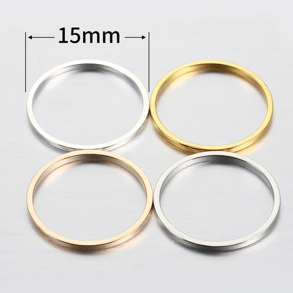 50 stücke 20 stücke Ohrringe Hoops Ohrring, Der Schleife Kreis Drähte Anschlüsse Geschlossen Kreis Ringe Anhänger für Schmuck Machen DIY – Detail 2