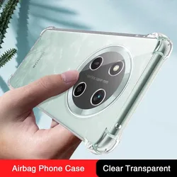 Airbag Shockproof Transparent Silicone Soft Phone Case for Honor X40 GT (Clear)