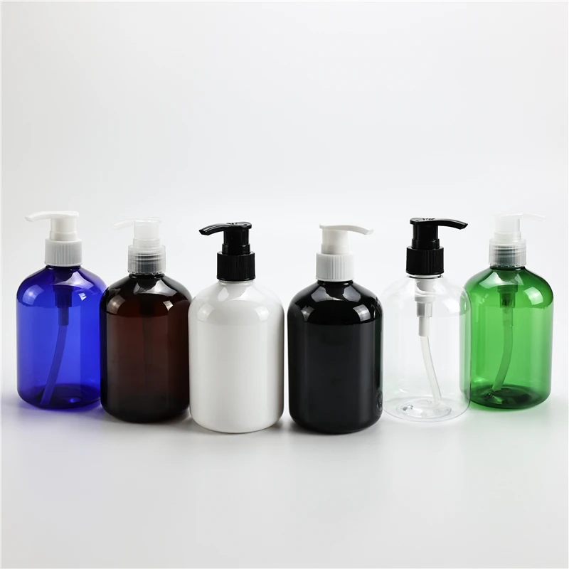 

Multicolor 300ML X 20 Chunky Lotion Pump Bottle Travel Size Liquid Soap Bottle Shampoo Shower Gel Packaging Container Dispensers