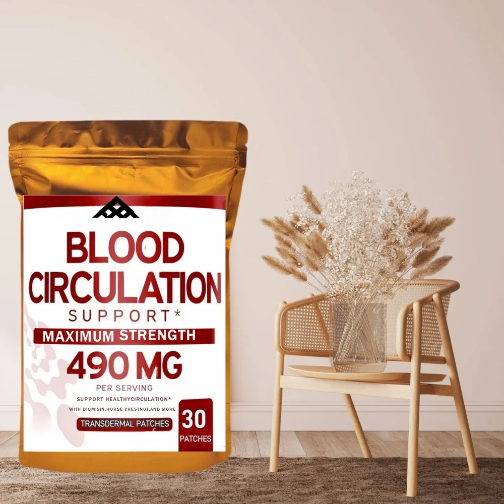 30 cerotti cerotti transdermici per la circolazione sanguigna per uomini e donne - Ragno e vene varicose per il supporto delle gambe