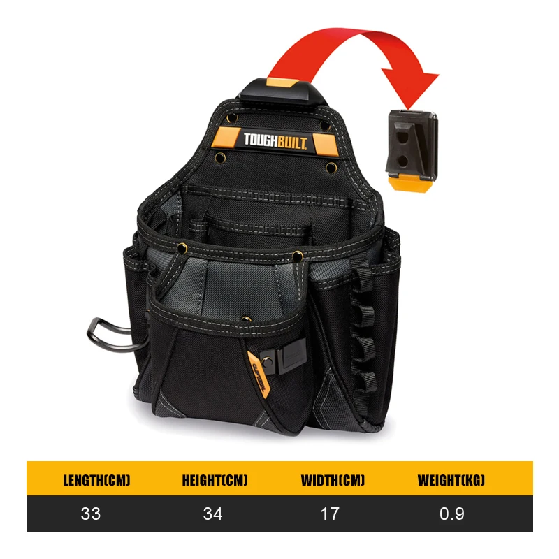 ToughBuilt TB-CT-01 Contractor Pouch Tools Packaging Bag 3