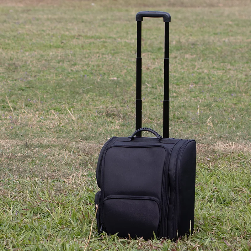 Professional door-to-door makeup luggage bag artist nail polish Oxford suitcase bag can put cosmetics trolley makeup box