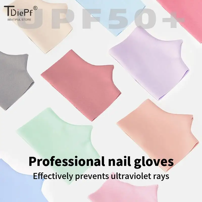 1pcsAntiUVRadiationProtectionGlovesLEDLampNailUVProtection