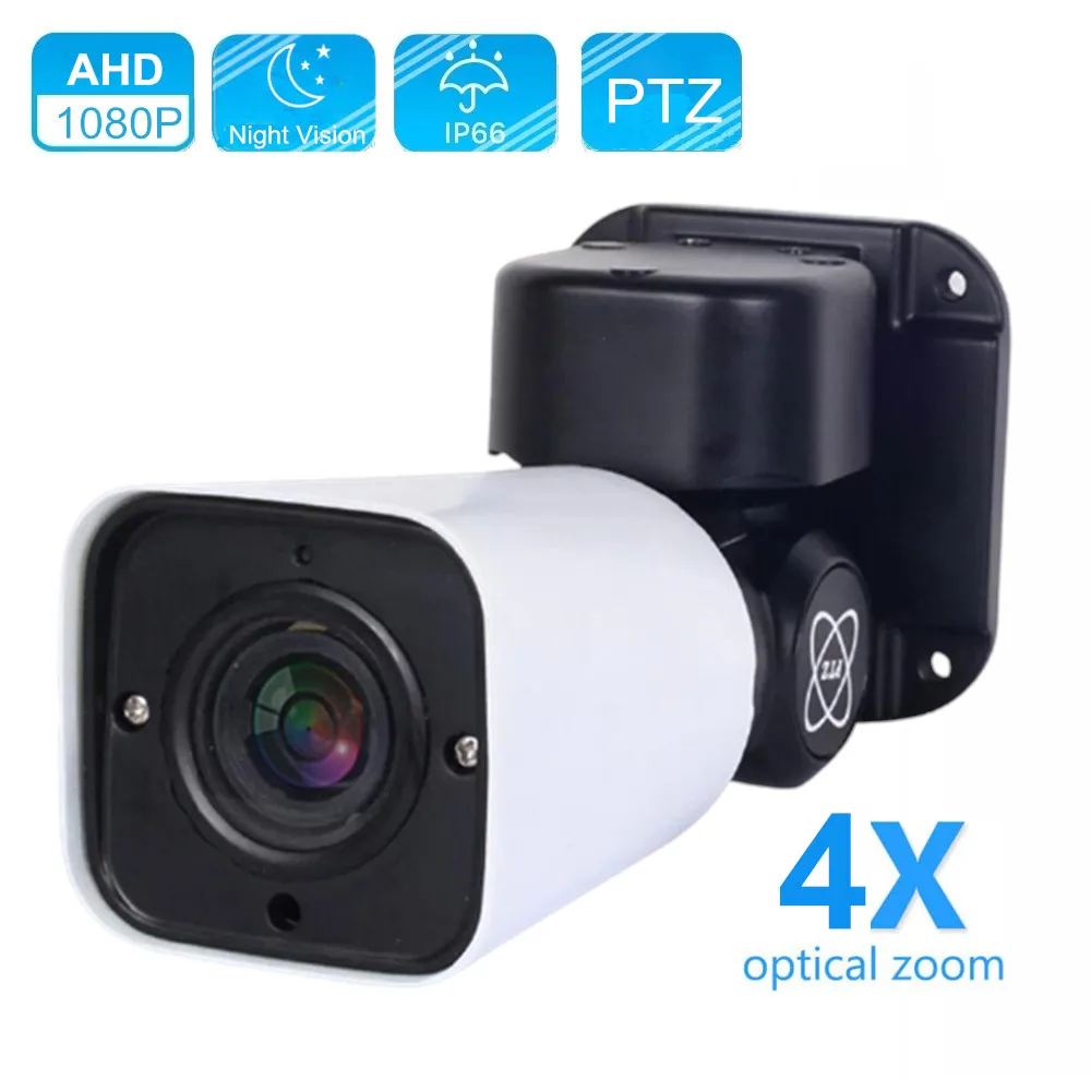 

Наружная HD 2MP Bullet PTZ Camera Pan Tilt 4X Optical Zoom Водонепроницаемая IP66 IR 50M AHD/TVI/CVI/CVBS 4in1 Камера видеонаблюдения