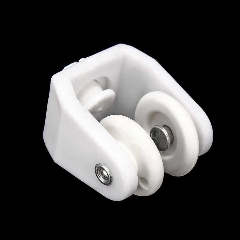 10pcs Curtain Runner Pulley Metal Screws Side Mounting Bracket Fixed Top Clamping Rail End Cap Sealing Track Rail Accessories curtain accessories