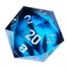 BESCON Dragon's Eye Sharp Edged Polyhedral Dice Set of 7, Handmade Dragon's Eye Dice for Role Playing Game, 4 colors available 6