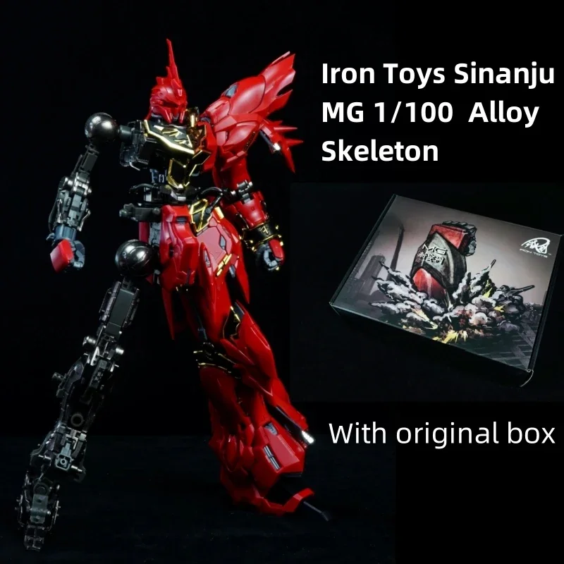 鉄のおもちゃ金属フレーム部品シナンジュ 1/100 MG MSN-06S 合金