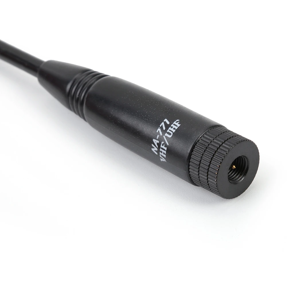 듀얼 밴드 고이득 SMA-M 남성 안테나 블랙 심플 및 2.15dBi 10W BAOFENG UV-3R UV-100 UV-200 라디오 38cm용