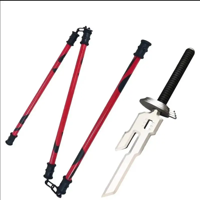 Jujutsu Kaisen Nanami Kento Fushiguro Toji Weapon Cursed Tools Three Section Cudgel Inverted Spear of Heaven Model for Cosplay G 6