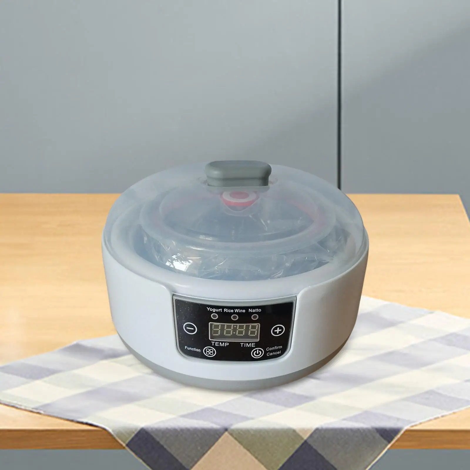 Yogurt Maker Household Constant Temperature Control Homemade Multifunctional Low Noise Electric Yogurt Machine with 5 Glass Jars