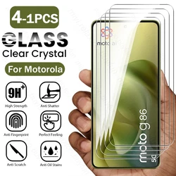 Premium 9H Clear Crystal Tempered Glass Screen Protector - Ultra Durable and Protective for 4Pieces (Transparent)