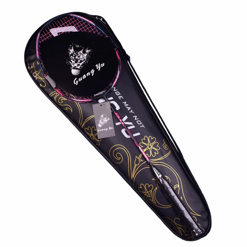 Dry General Badminton Racket Attack Racket Durable Adult Professional Badminton Carbon Fiber Feather Hair
