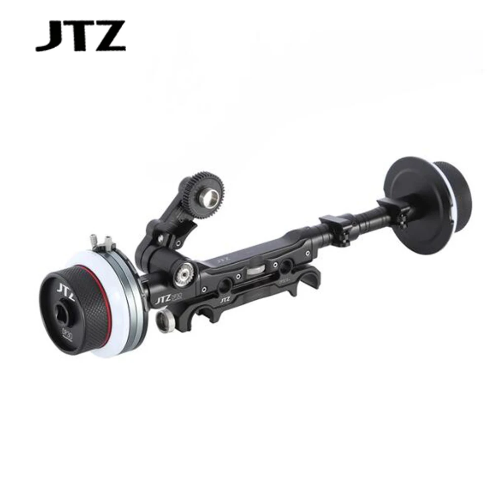 Jtz Dp30 Dual Follow Focus 15Mm/19Mm Kit Per Fs700 C300 C500 Bmcc A7M2 Arri Red Rocker Arms Qr A/B Hard Per Bmd Arri Sony Quick