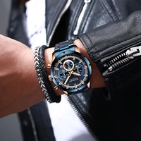 CURREN Men Watch Top Brand Luxury Sports Quartz Mens Watches Full Steel Waterproof Chronograph Wristwatch Men Relogio Masculino 5