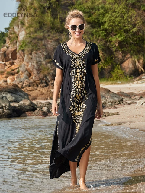 Dress Monogram Silk Beach Tunic  Beach tunic, Dresses, Exclusive dress