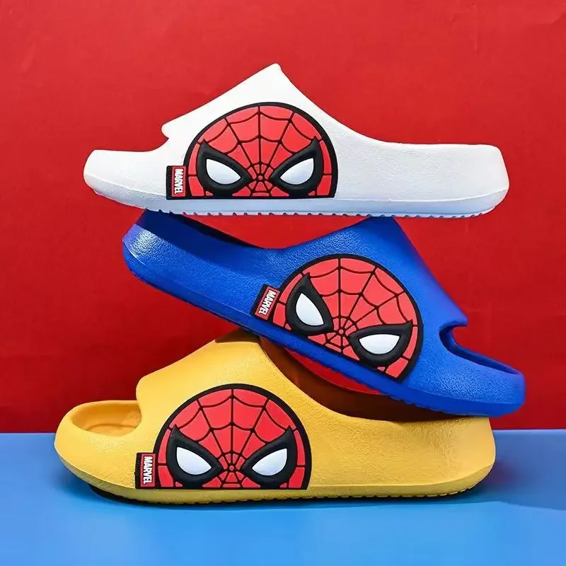 Kids Slippers for Boys Summer Beach Indoor Slippers Cartoon Home Soft Non-Slip Children Garden Shoes