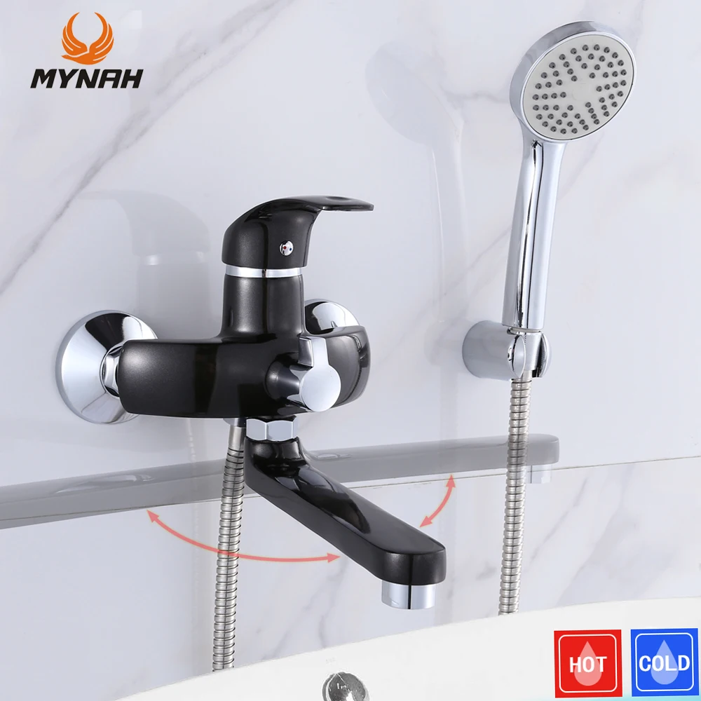 Рисунок 2 - MYNAH Черный смеситель для ванны