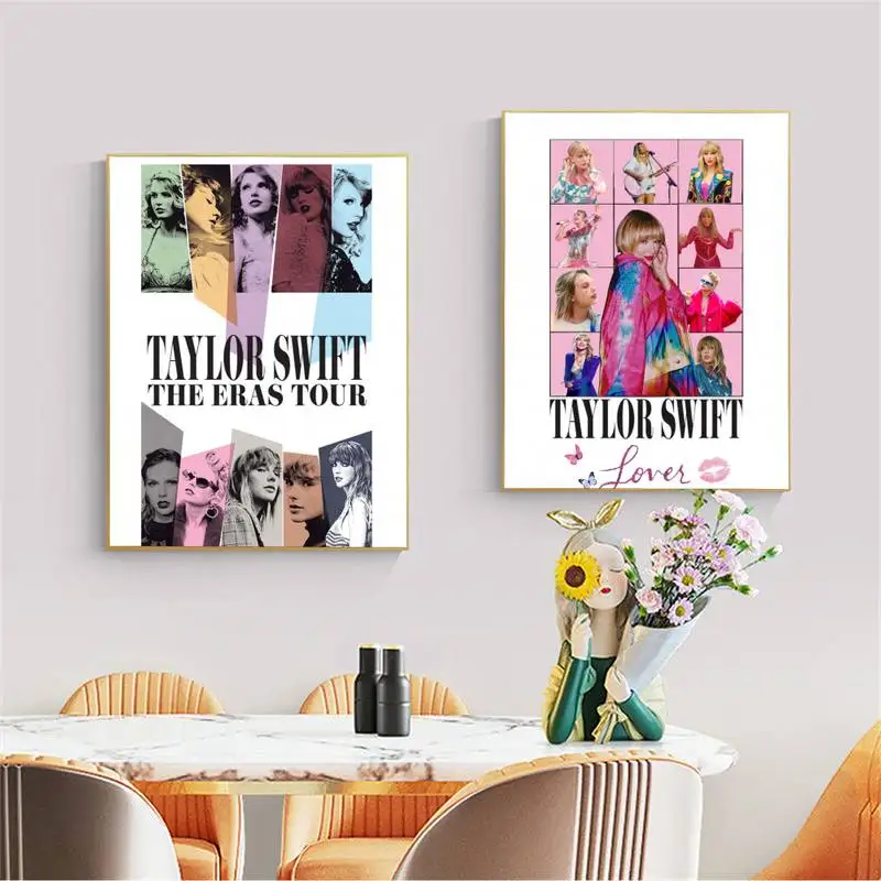 Taylor Swift Poster Girl Taylor Singer Canvas Wall Art Prints Room